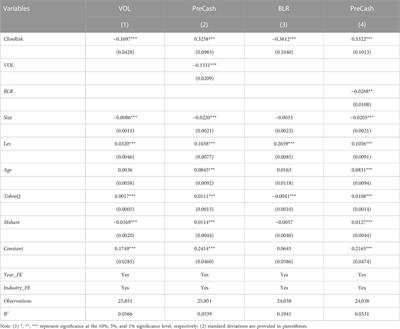 Climate risk and precautionary cash holdings: Evidence from Chinese listed companies